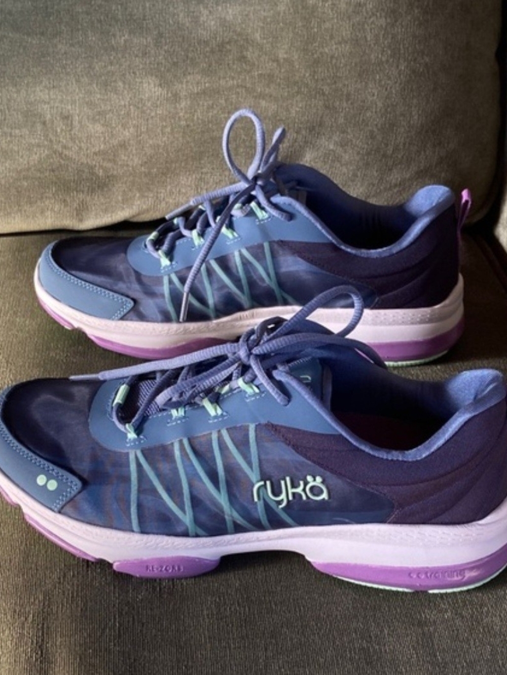 NEW Ryka Women’s Blue and Purple Athletic Sneakers Lightweight